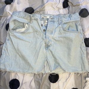 jean skirt